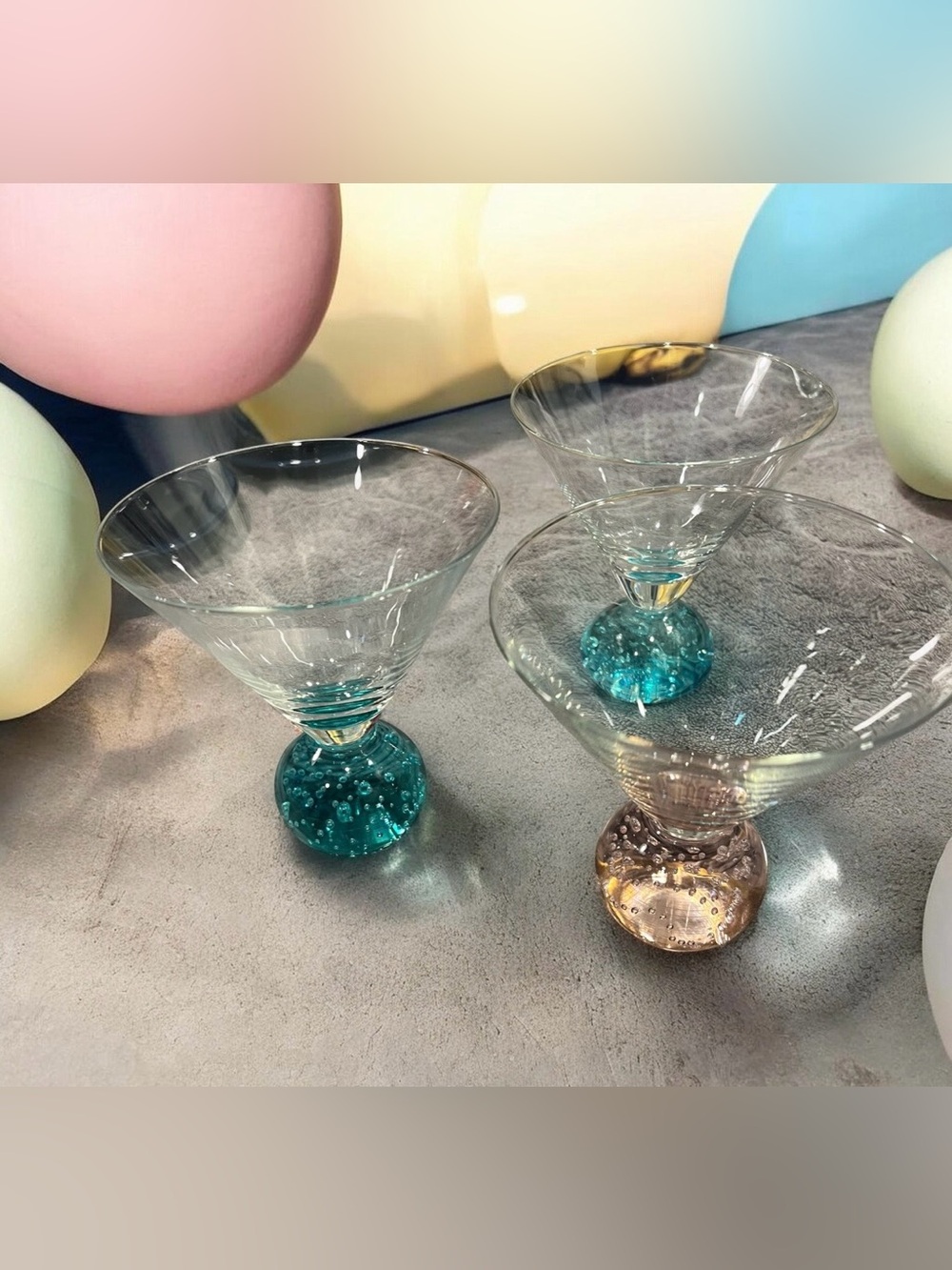 Vintage Bubble Ball Base Martini Glass
Cocktail Bar Set Of 3